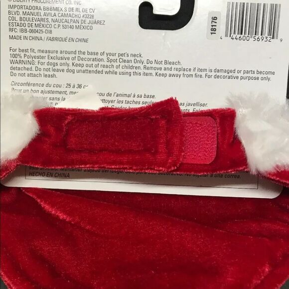 Pawslife Santa Claus Hat Holiday Bandana Pet NWT - Picture 3 of 3